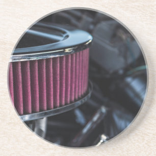 Chrome Air Intake Getränkeuntersetzer