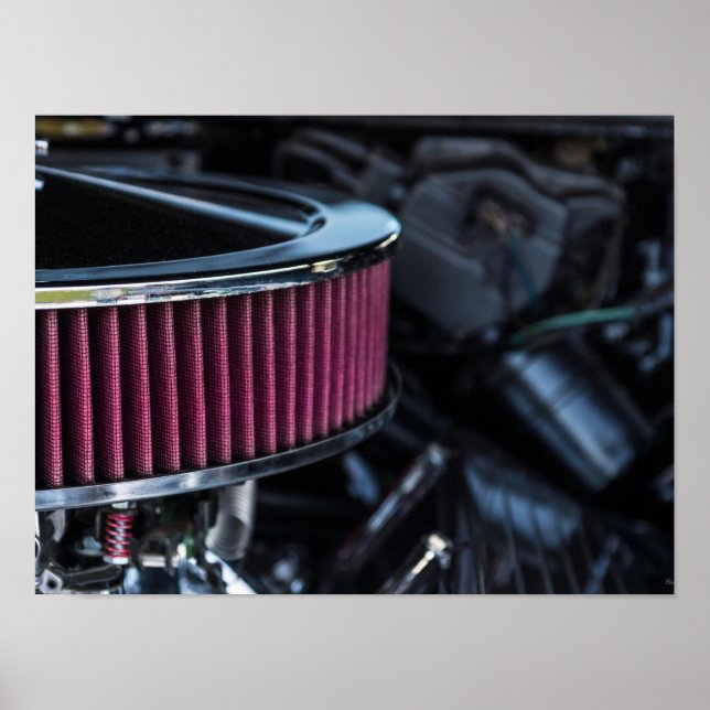 Chrome Air Intake Poster (Vorne)
