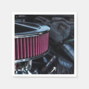 Chrome Air Intake Serviette