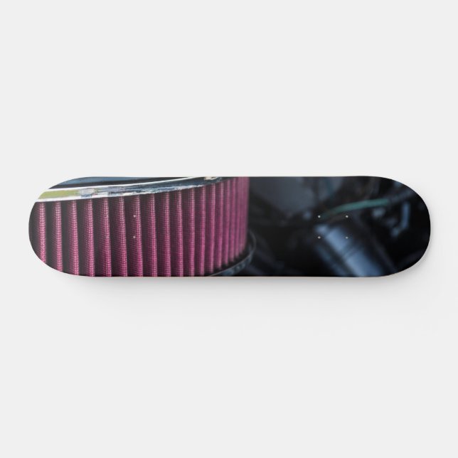 Chrome Air Intake Skateboard (Horizontal)