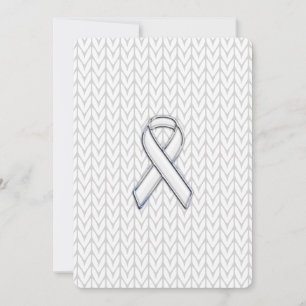Chrome auf dem "White Strick Ribbon Awareness Prin