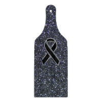 Chrome Black Ribbon Awareness Midnight Blue