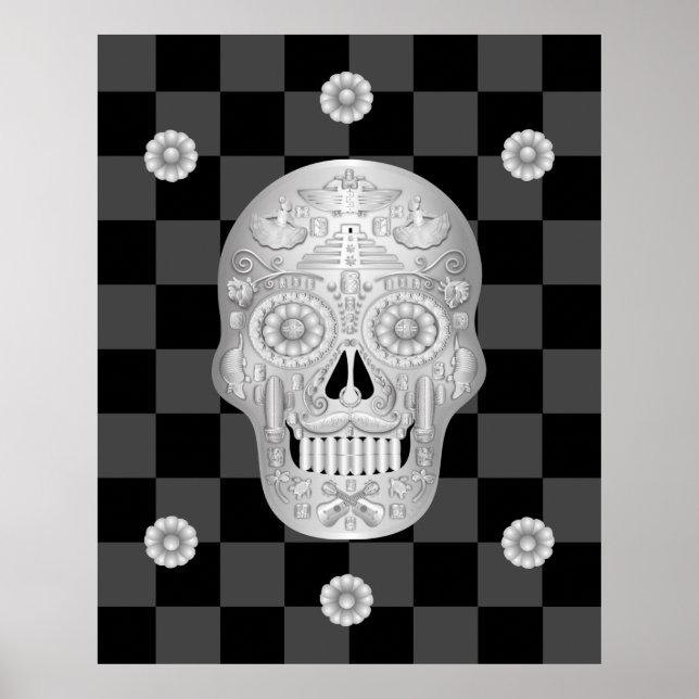 Chrome Calavera Watch Poster (Vorne)