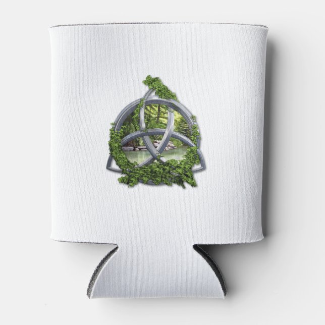 Chrome Celtic Trinity Knot Dosenkühler (Vorderseite)