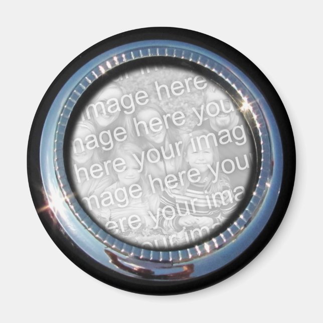 Chrome Circle Template ~ Magnet (Vorne)
