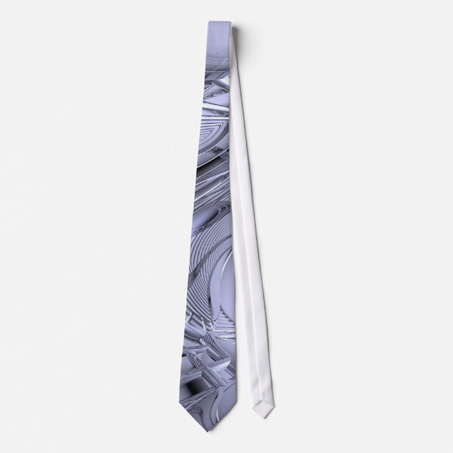 Chrome Designer Krawatte Necktie (Vorderseite)