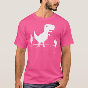 Chrome Dino White T-Shirt