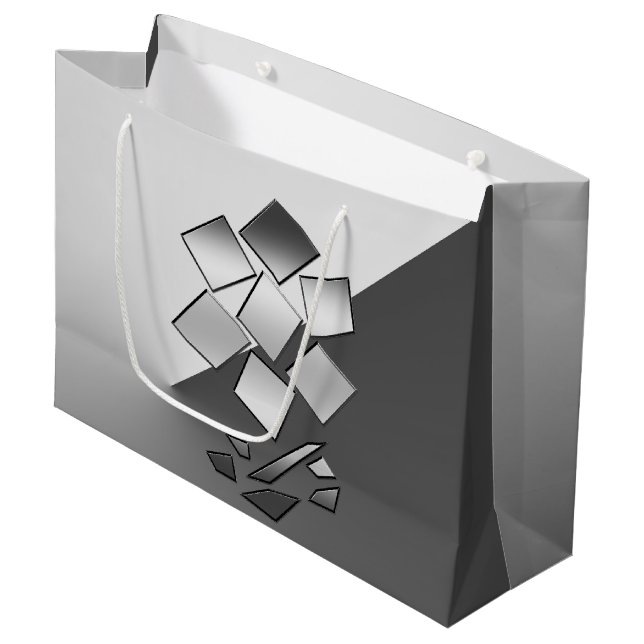 Chrome Große Geschenktüte (Vorderseite Schrägansicht)