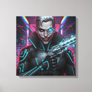 Chrome Harlequin Canvas Print Leinwanddruck