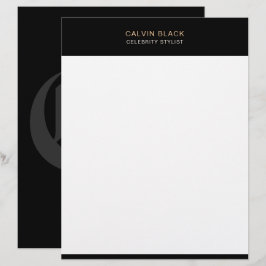 Chrome Hearts Professioneller moderner minimalisti Briefbogen