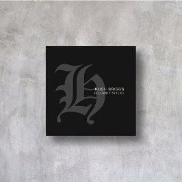 Chrome Hearts Stil Professionell Modern Minimalist Quadratische Visitenkarte