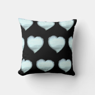 Chrome-Herz-Muster 6 Kissen