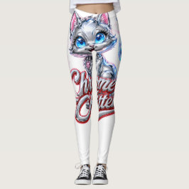 CHROME KITTEN "Meow vibes" Leggings