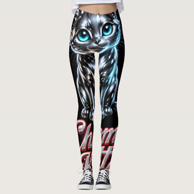 Chrome Kitten Nightlife Leggings (Vorderseite)