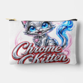 Chrome Kitten Reißverschlusstasche/Etui Zubehörtasche