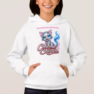 Chrome Kitten " Supacute" Kapuzenpullover Hoodie