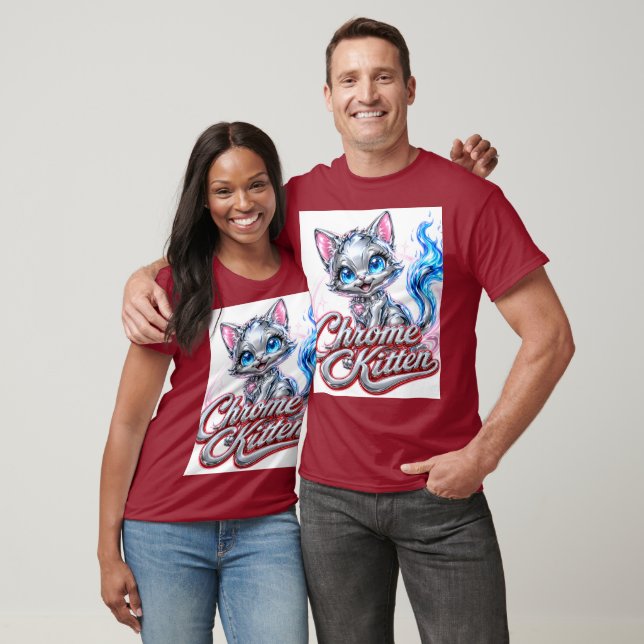 Chrome Kitten T-Shirt (Unisex)