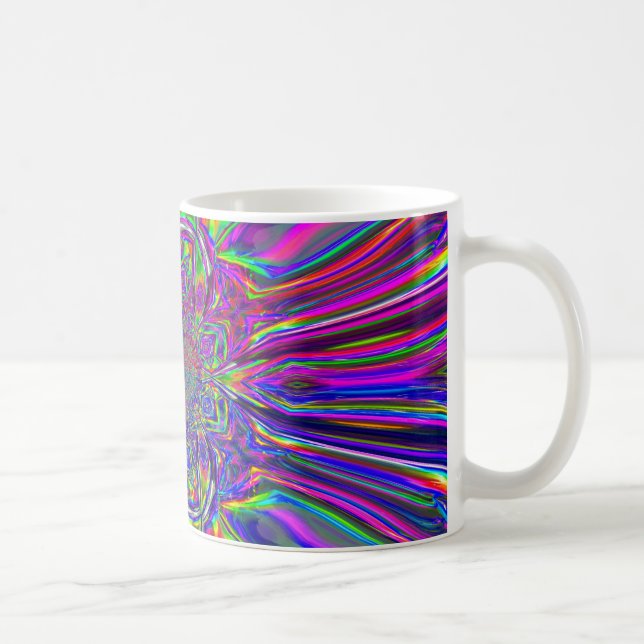 Chrome Laser Wave Tasse (Rechts)