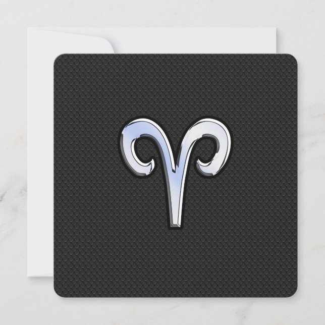 Chrome like Aries Zodiac Sign (Vorderseite)