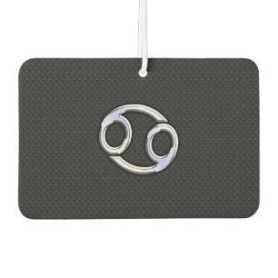Chrome like Cancer Zodiac Symbol auf Schlangenstil Autolufterfrischer