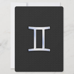 Chrome like Gemini Zodiac Sign