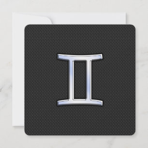 Chrome like Gemini Zodiac Sign