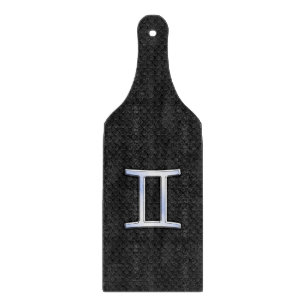 Chrome like Gemini Zodiac Sign Schneidebrett