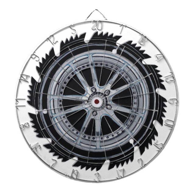 Chrome Mag Wheel Dartscheibe (vorne)