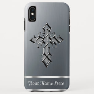 Chrome Medieval Cross iPhone XS Max Fall Case-Mate iPhone Hülle