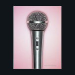 Chrome-Mikrofon Postkarte<br><div class="desc">Chrome-Mikrofon | Jonathan Kitchen | AssetID: 82381977</div>