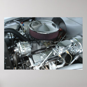 Chrome-Motor Poster
