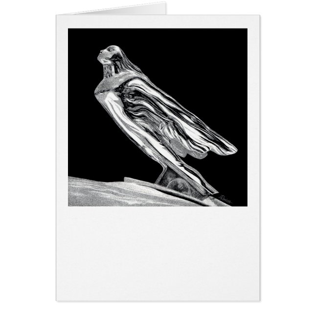 "Chrome Rising" - Goddess Hood Ornament (Vorne)