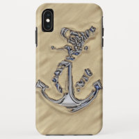 Chrome Rope Anchor am Strand