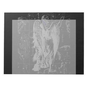 Chrome sieht Virgo Zodiac Sign auf Hevelius Notizblock