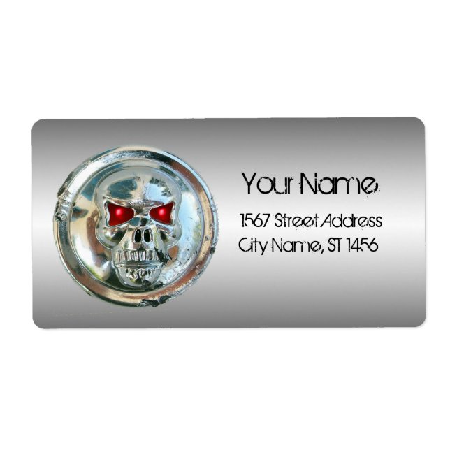 CHROME SKULL AUF DEM STAHL (Vorne)