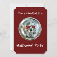 CHROME SKULL HALLOWEEN-PARTY