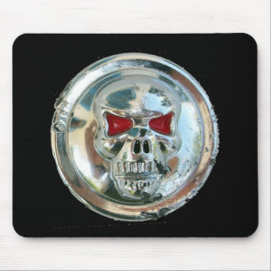 CHROME SKULL MOUSEPAD