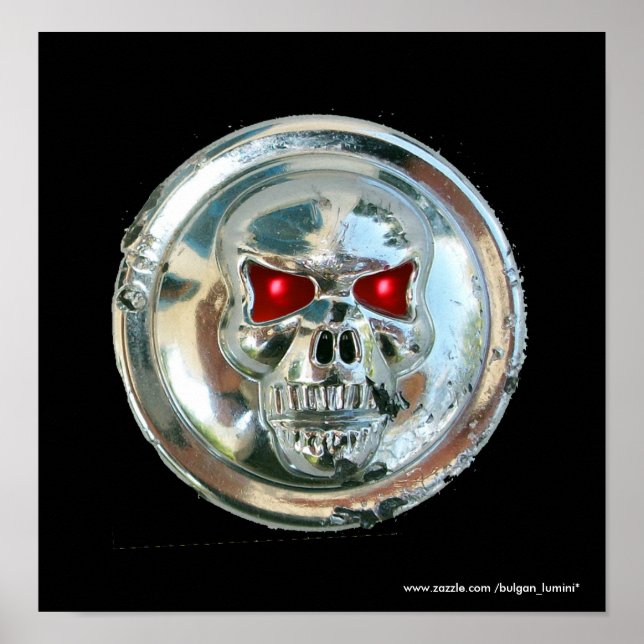 CHROME SKULL POSTER (Vorne)