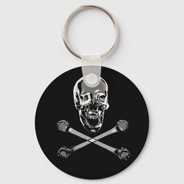Chrome Skull Schlüsselanhänger (Vorderseite)
