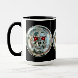 CHROME SKULL TASSE
