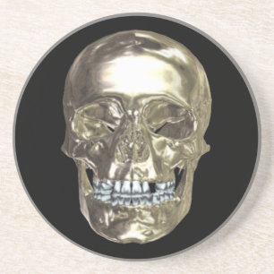 Chrome Skull Untersetzer
