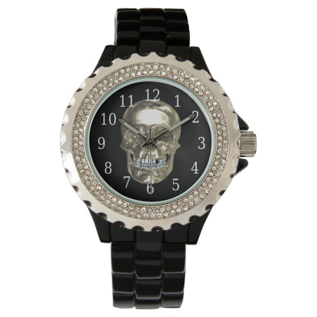 Chrome Skull Watch Armbanduhr (Vorderseite)