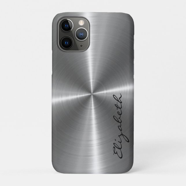 Chrome-Stahlschaum Case-Mate iPhone Hülle (Rückseite)