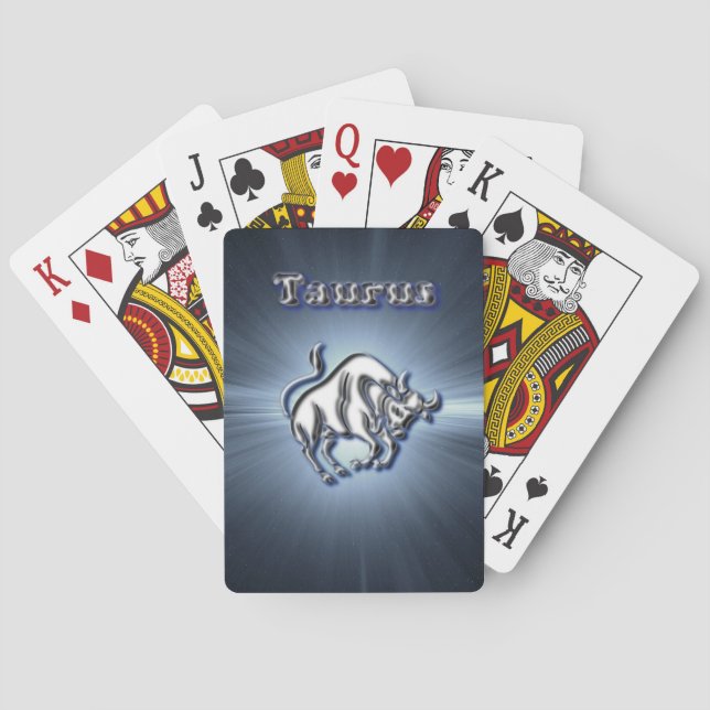 Chrome Taurus Spielkarten (Rückseite)