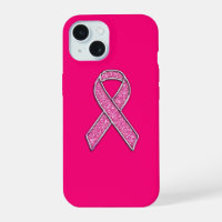 Chrome und Glitzer Stil Rosa Band-Bewusstsein