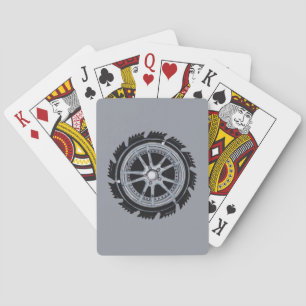 Chrome Wheel Spielkarten
