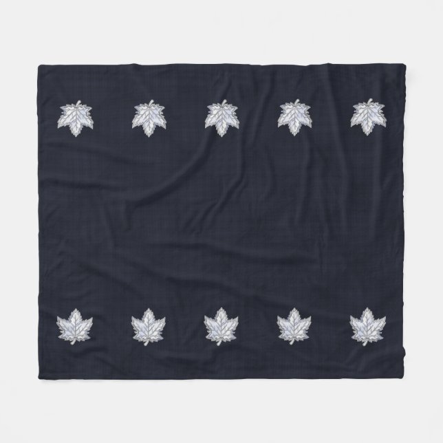 Chrome wie Ahornblättriger Ausdruck für Kohlenstof Fleecedecke (Vorderseite (Horizontal))