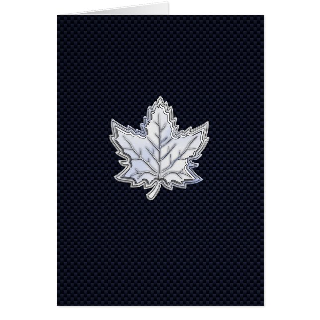 Chrome wie Ahornleaf Carbon Fibre Print (Vorne)