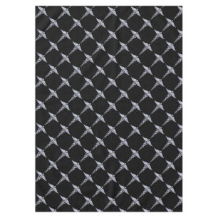 Chrome wie Caduceus Medical Symbol Black Decor Tischdecke