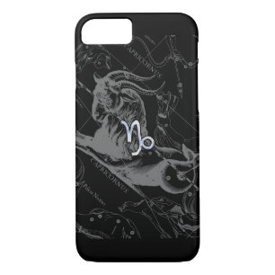 Chrome wie Capricorn Zodiac Sign auf Hevelius Case-Mate iPhone Hülle